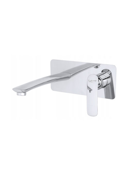 Granitan Granitan Eingebaute Wasserhähne für Waschbecken Silber Set