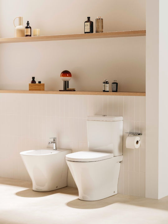 Roca Toilet Seat Soft Close Plastic 44.9x35.7cm White