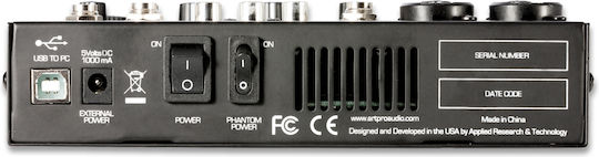 ART Pro Audio USBMix 6 Αναλογικός Μίκτης 6.0 Καναλιών