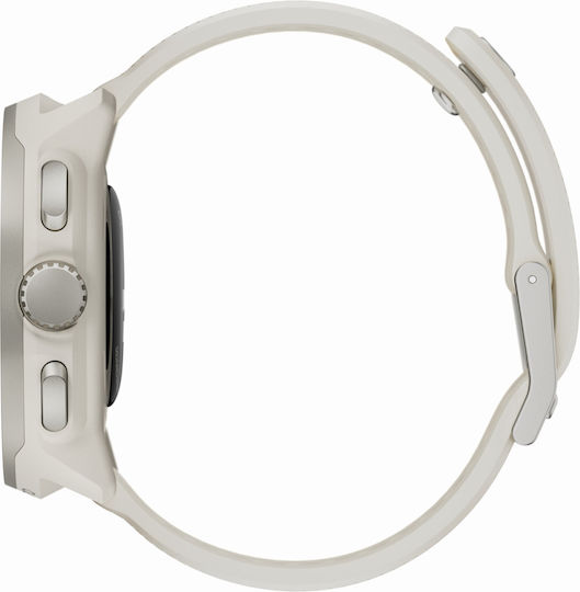 Suunto Run Stainless Steel 46mm Smartwatch with Heart Rate Monitor (Frost Gray)