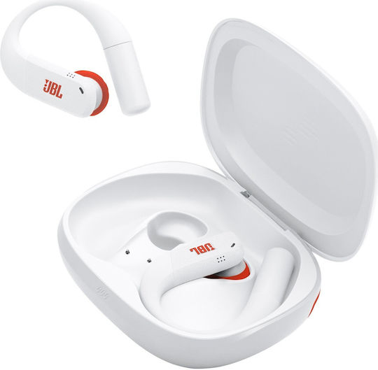 JBL Endurance Peak 4 In-ear Bluetooth Handsfree Headphones with Sweat Resistance and Charging Case White