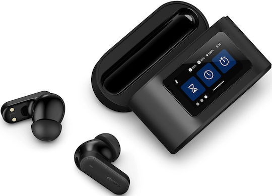 Philips TAT6000 In-ear Bluetooth Handsfree Earphones with Sweat Resistance and Charging Case Black