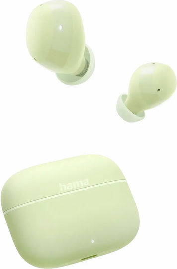 HAMA Freedom Buddy II In-ear Bluetooth слушалки за свободни ръце с калъф за зареждане, зелени