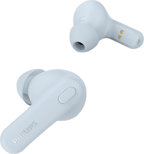 Philips TAT1108 In-Ear Bluetooth-Freisprecheinrichtung Kopfhörer mit Schweißresistenz und Ladeetui Blau