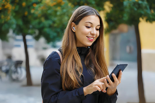 Philips TAT1108 In-Ear Bluetooth-Freisprecheinrichtung Kopfhörer mit Schweißresistenz und Ladeetui Blau