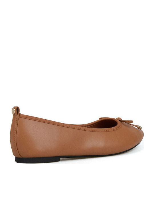 Women's Ballerina Shoes in Brown Colour
