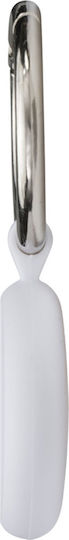 dbramante1928 Greenland Keychain Case for AirTag in White Colour