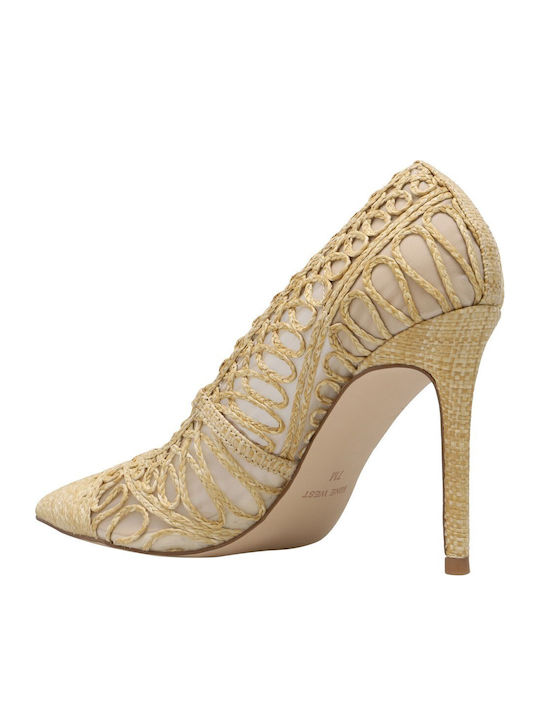 Frista2 Frista2 11-110 Women's Heels with High Heel Beige