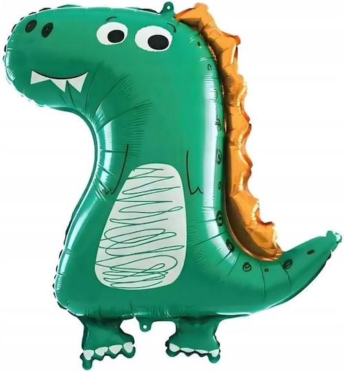 Set 5 Baloane Rotunde Zi De Naștere Dinozauri Folie Multicolore