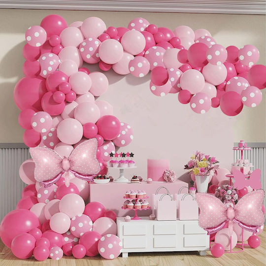 Birthday Balloon Minnie Pink
