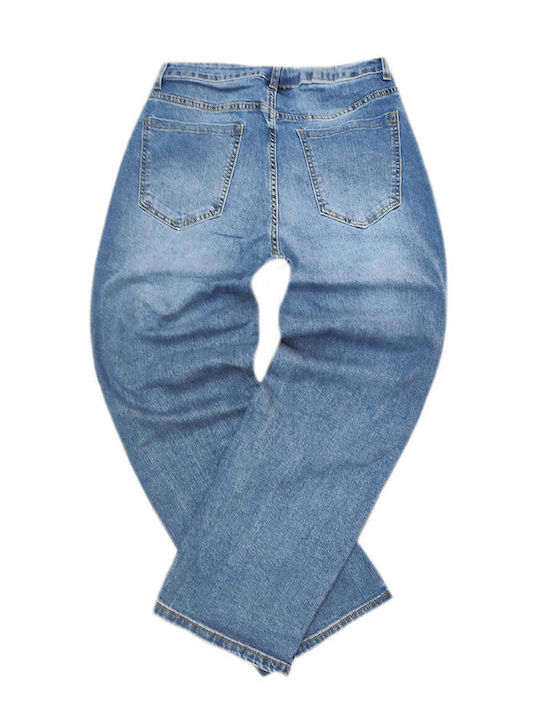 Men's Jeans Pants with Loose Baggy Fit Blue