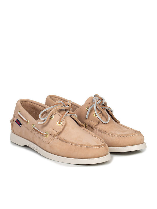 Sebago Docksides Portland Ανδρικά Μοκασίνια Μπεζ