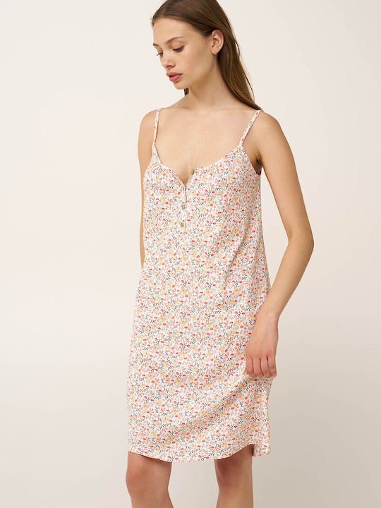 Vamp Summer Cotton Women's Nightgown Green Tea