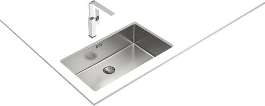 Teka Pureclean Подплотен Кухненски Мивка Inox 75x44см Сива