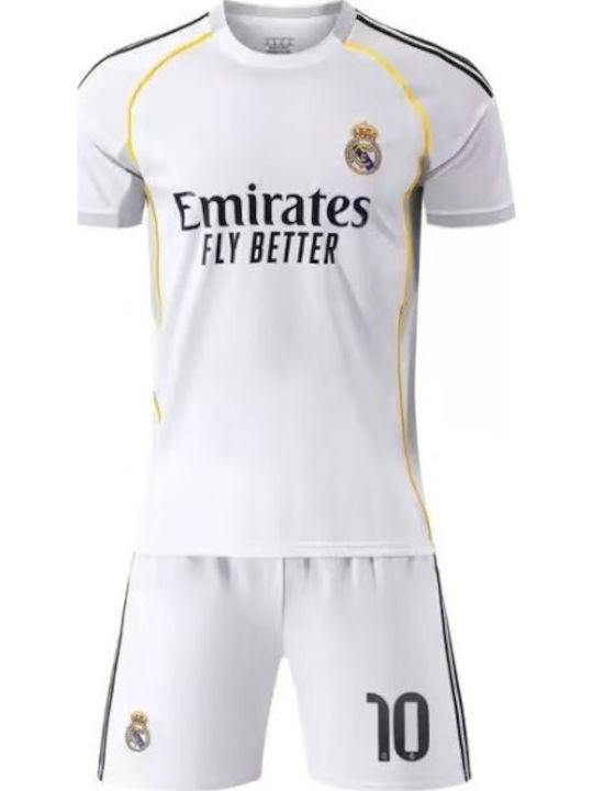 King Παιδικό Σετ Εμφάνισης Ποδοσφαίρου Mbappe “10” Real Madrit