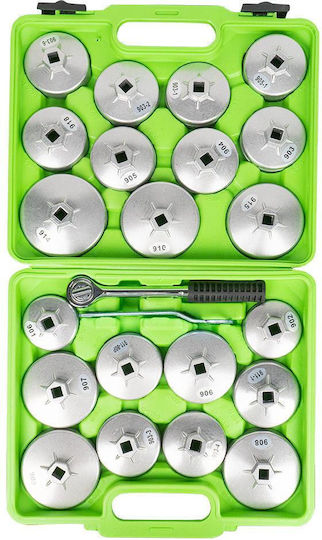 JBM Set Ceașcă Filtre De Ulei 23 Bucăți Pentru Toyota Nissan Bmw Audi VW Ford Renault Fiat Mercedes Benz Honda