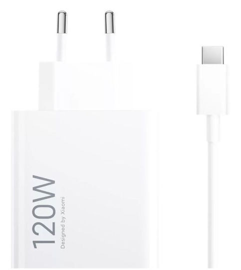 Xiaomi Φορτιστής GaN με Θύρα USB-A και Καλώδιο USB-C 100W Quick Charge 3.0 Λευκός (BHR095VEU)