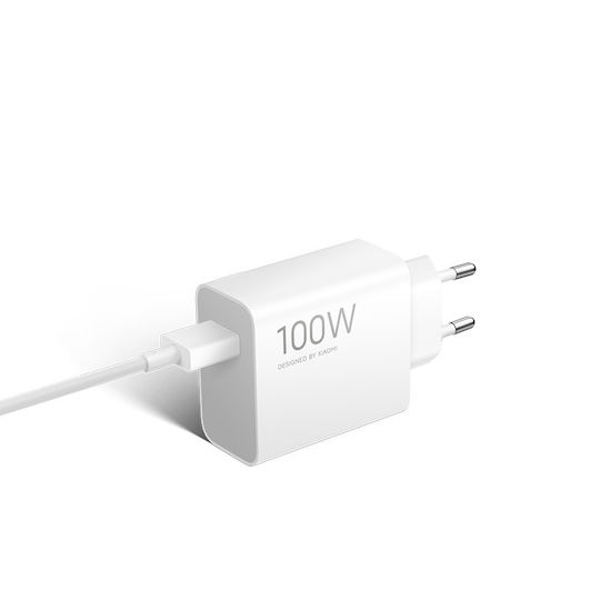 Xiaomi Φορτιστής GaN με Θύρα USB-A και Καλώδιο USB-C 100W Quick Charge 3.0 Λευκός (BHR095VEU)