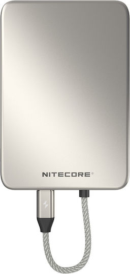 NiteCore Pocket 5 MagSafe Power Bank 5000mAh 22.5W Gray