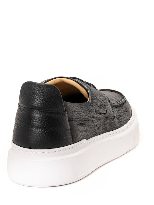 Leather Men's Casual Shoes Blue