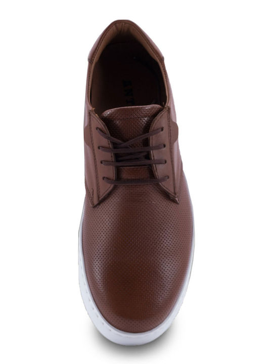 Suede Men's Casual Shoes Tabac Brown