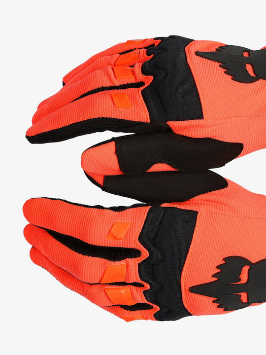 Fox Dirtpaw Summer Men's Motocross Gloves Fluo Orange