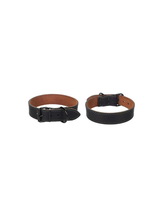 Flamingo Κολάρο Σκύλου Collar Montana Leather Wide Black M 35-45cm X 35mm Flamingo Κολάρο Σκύλου Collar Montana Leather Wide Black M 35-45cm X 35mm