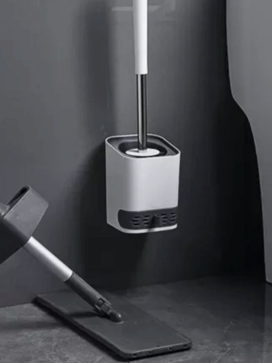Zola Inox Badezimmer Mülleimer Grau