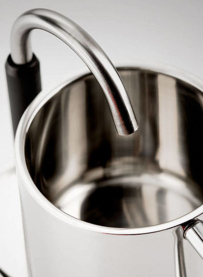GSI Outdoors Espressokocher für den Herd Edelstahl Silber