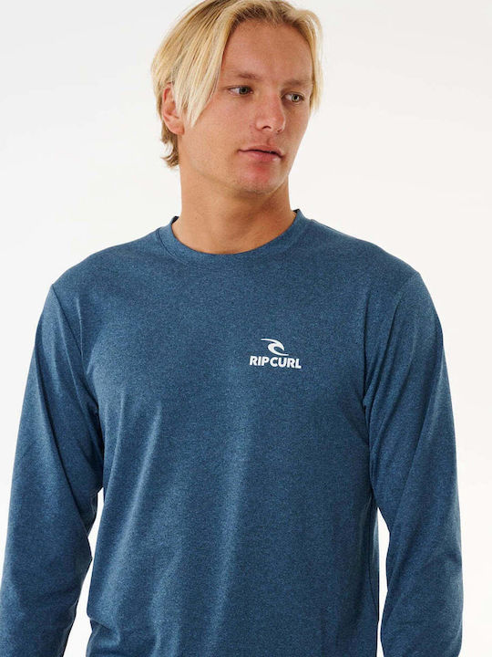 Rip Curl UPF 50 Ανδρική Μακρυμάνικη Αντηλιακή Μπλούζα Γκρι