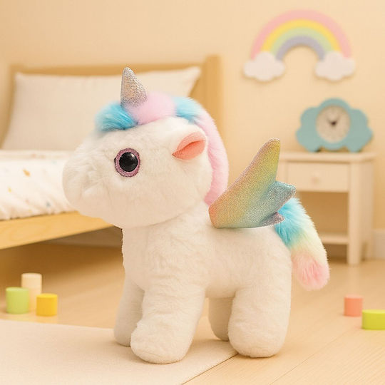 Lean Toys Plush Teddy Bear with Motion & Sound 21 cm