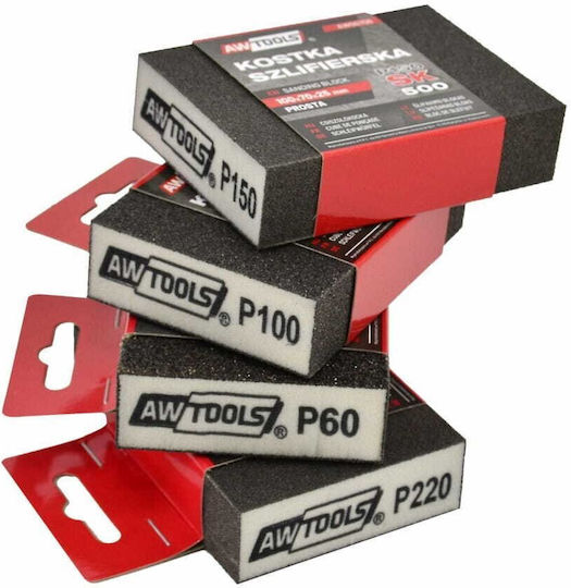 AWTools Шкурка за полиране 70x100мм