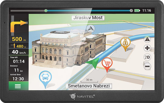Navitel 7" Display GPS Device with USB and Card Slot
