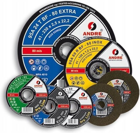 Andre Grouting Disc 125mm P60 Zirconium Flat
