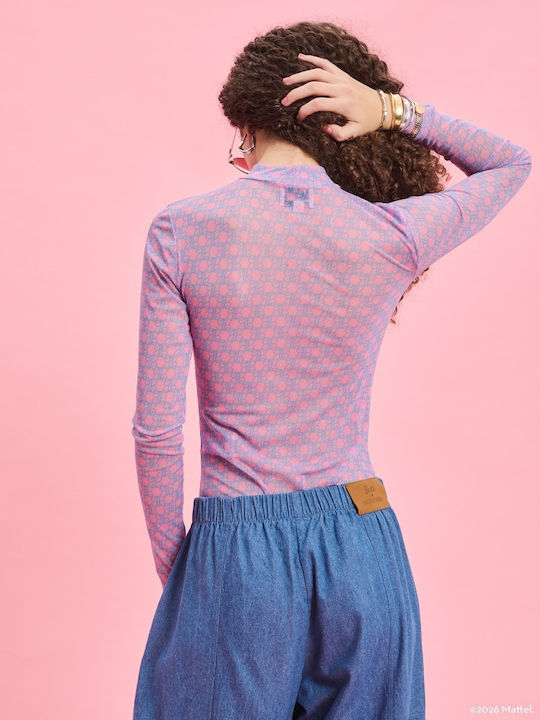 Project Soma Imagine Pink Bodysuit Ροζ Κορμάκι