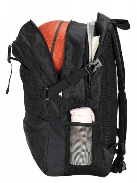 Schulranzen Rucksack Schwarz mit Flaschenhalter 35lt