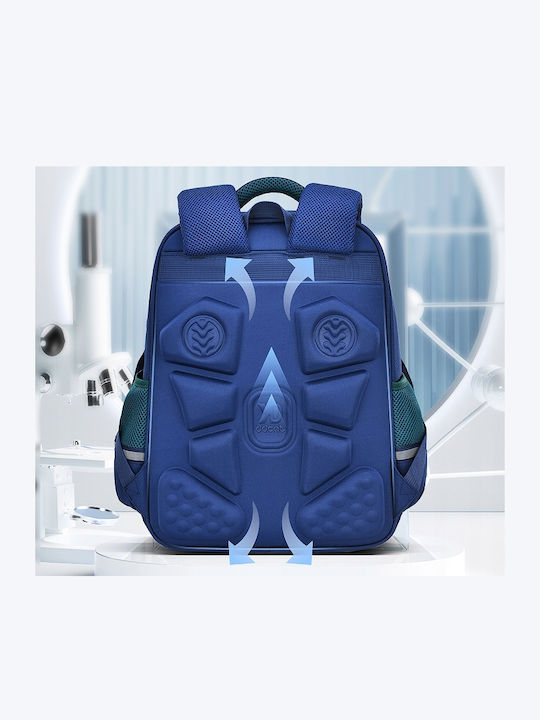 Schulranzen Rucksack Blau mit Flaschenhalter 30 Liter