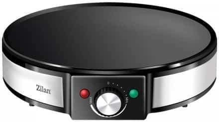 Aparat de Făcut Clătite Negru din Oțel Inoxidabil 1200W Putere Diametru Placă 30cm Temperatură Reglabilă Zln 2922