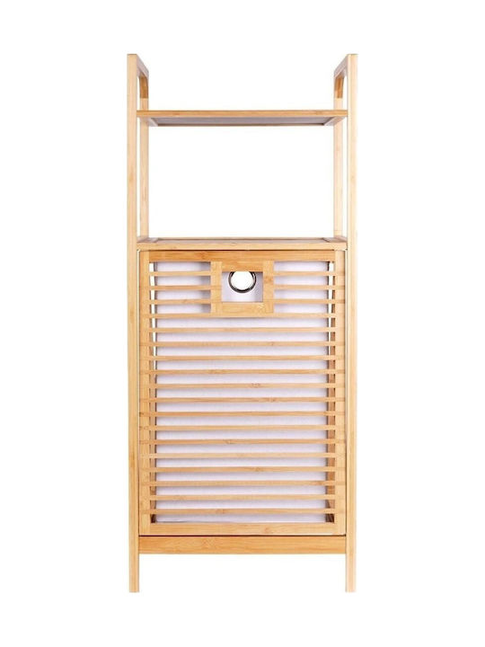 1293922 Καλάθι Απλύτων Bamboo 40x30x95cm Μπεζ