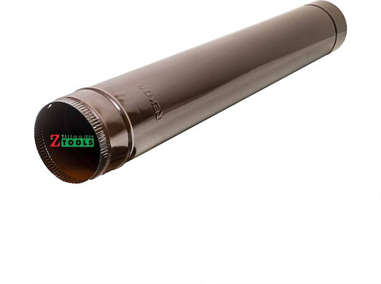 Verzinktes Kaminrohr Rauchabzug 90cm x 130mm Zln 0399