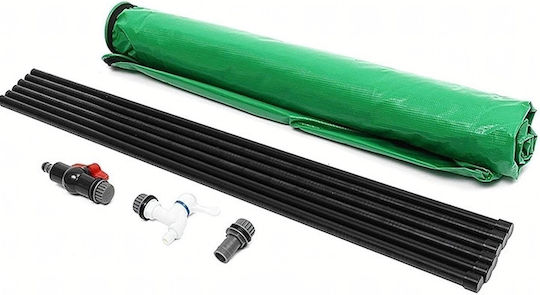 Rezervor Plastic de Apă / Combustibil Cilindric Vertical 100l Verde
