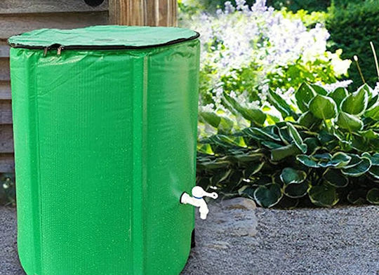 Rezervor Plastic de Apă / Combustibil Cilindric Vertical 100l Verde