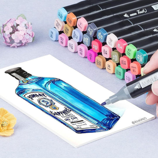 Mehrfarbige Marker Set 60 Farben
