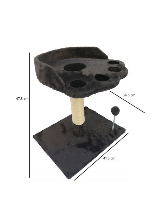Stâlp Pentru Zgâriere Gri 41.5x34.5x47.5cm