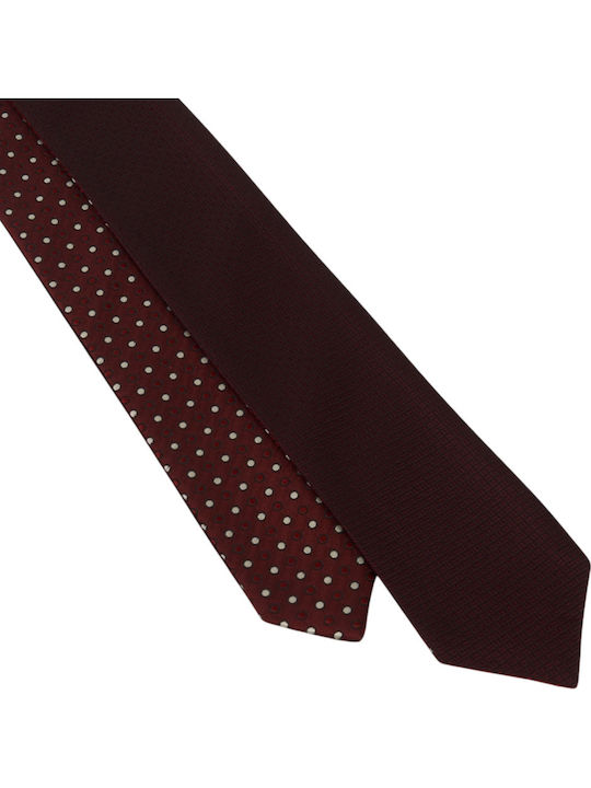 Boss Men's Silk Tie in Burgundy Colour