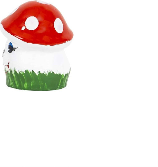 Ciupercă Ceramică Mini Decorativă Pentru Grădină Înălțime 10cm Lățime 8cm Ext 10152
