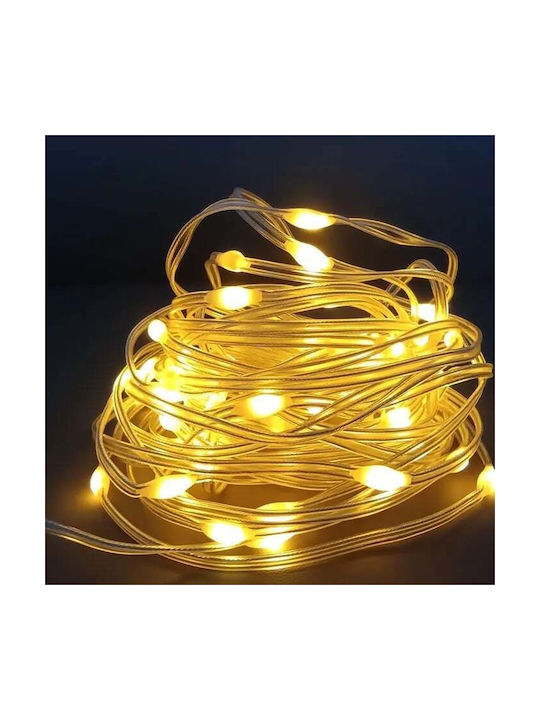 Set Lămpi Decorative Pentru Masă Led Fairy Light 5v Dc Lumină Amber Lungime 20 M Waterproof Ip65 Horoz 080-002-0020_1