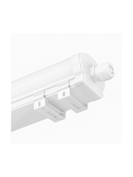 Lampă LED 60 W 4000 K 5400 Lm Tub Neon Tip Rezistent La Apă IP65 Accesorii De Montare Incluse 120 Cm Albă