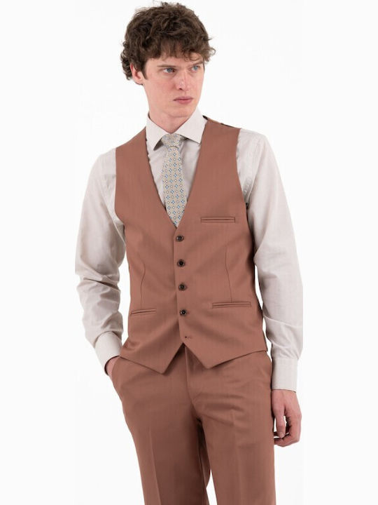 Summer Men's Suit Cinnamon