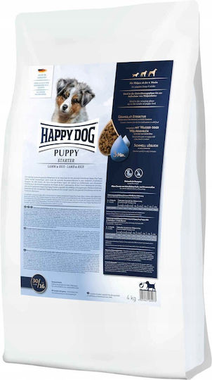 Happy Dog 4kg Ξηρά Τροφή για Κουτάβια με Αρνί και Ρύζι